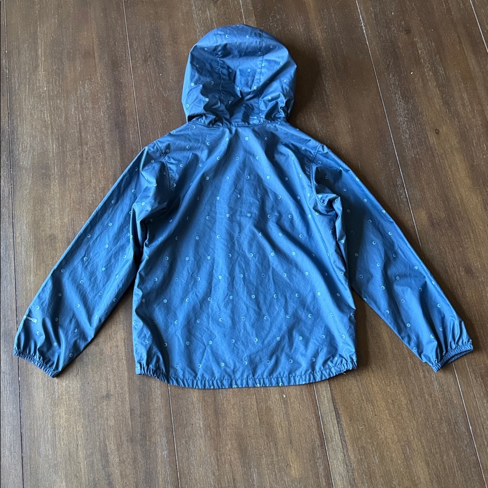 Sz 6 Gender Neutral The North Face Shady Blue Moon Windwall Hooded Windbreaker - Picture 4 of 9